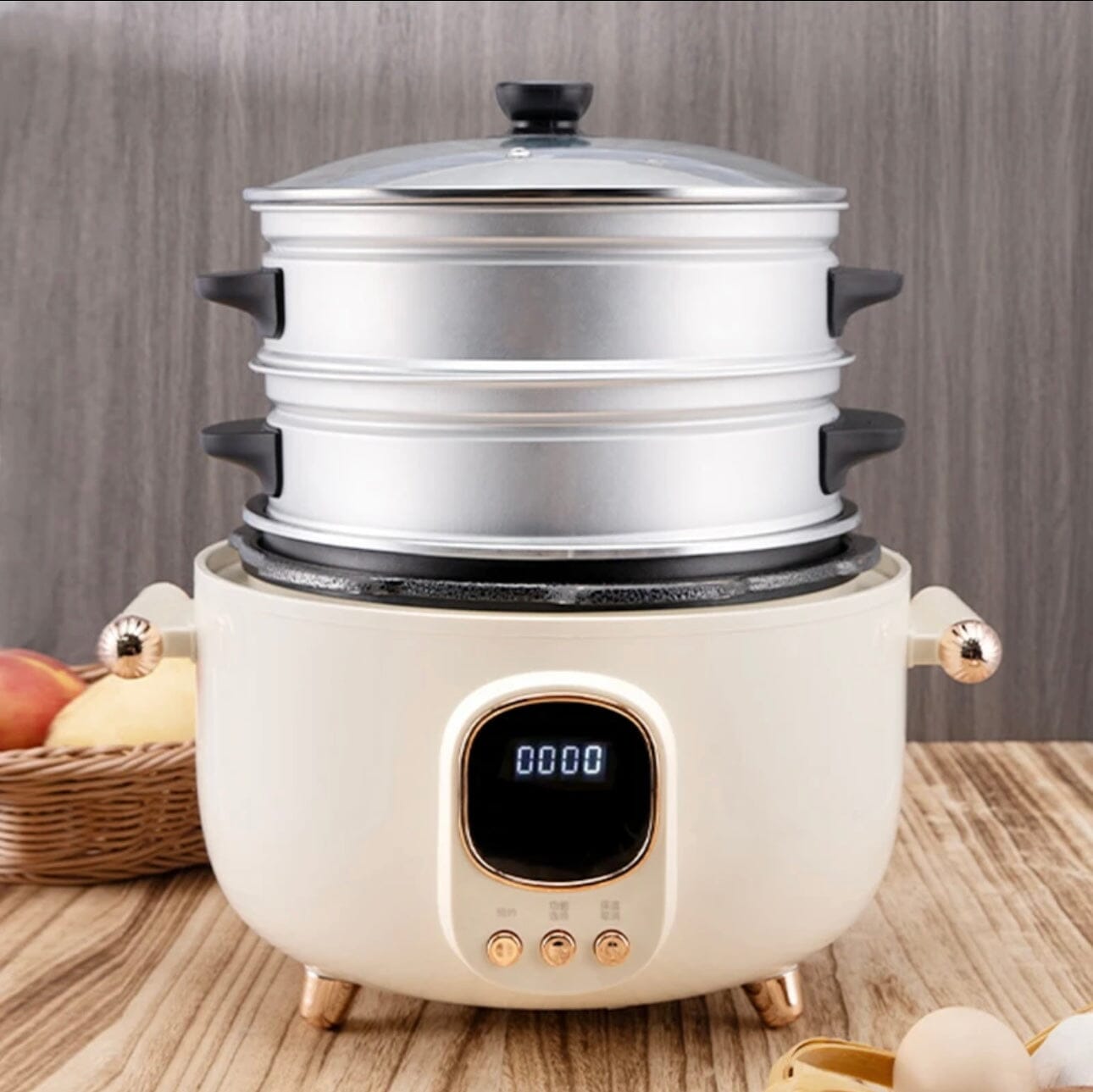 Two Single Steaming Trays