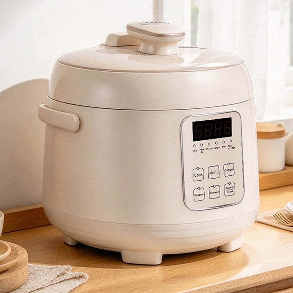 Dajepot Mini — 2L Two-Dish Pressure Multi-Cooker Set